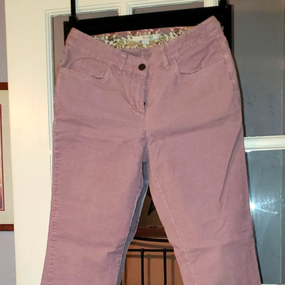 Boden lilac lightweight corduroy jeans